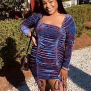 Wild Fable ruched bodycon stretch dress XL